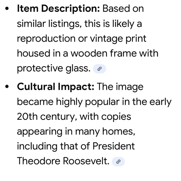 Vintage antique frame print Hope by George Frederic Watts art print litho 8x10 - Picture 13 of 16